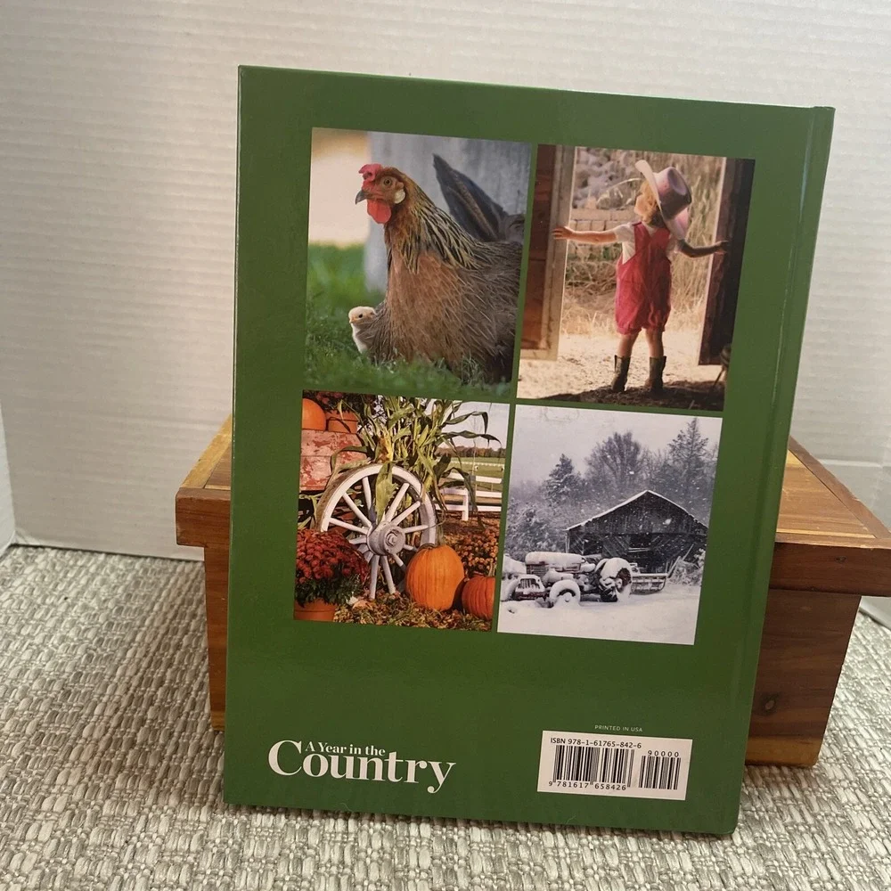 A Year in the Country 2019 Hardcover‎ Book Sunflowers Farm Life
